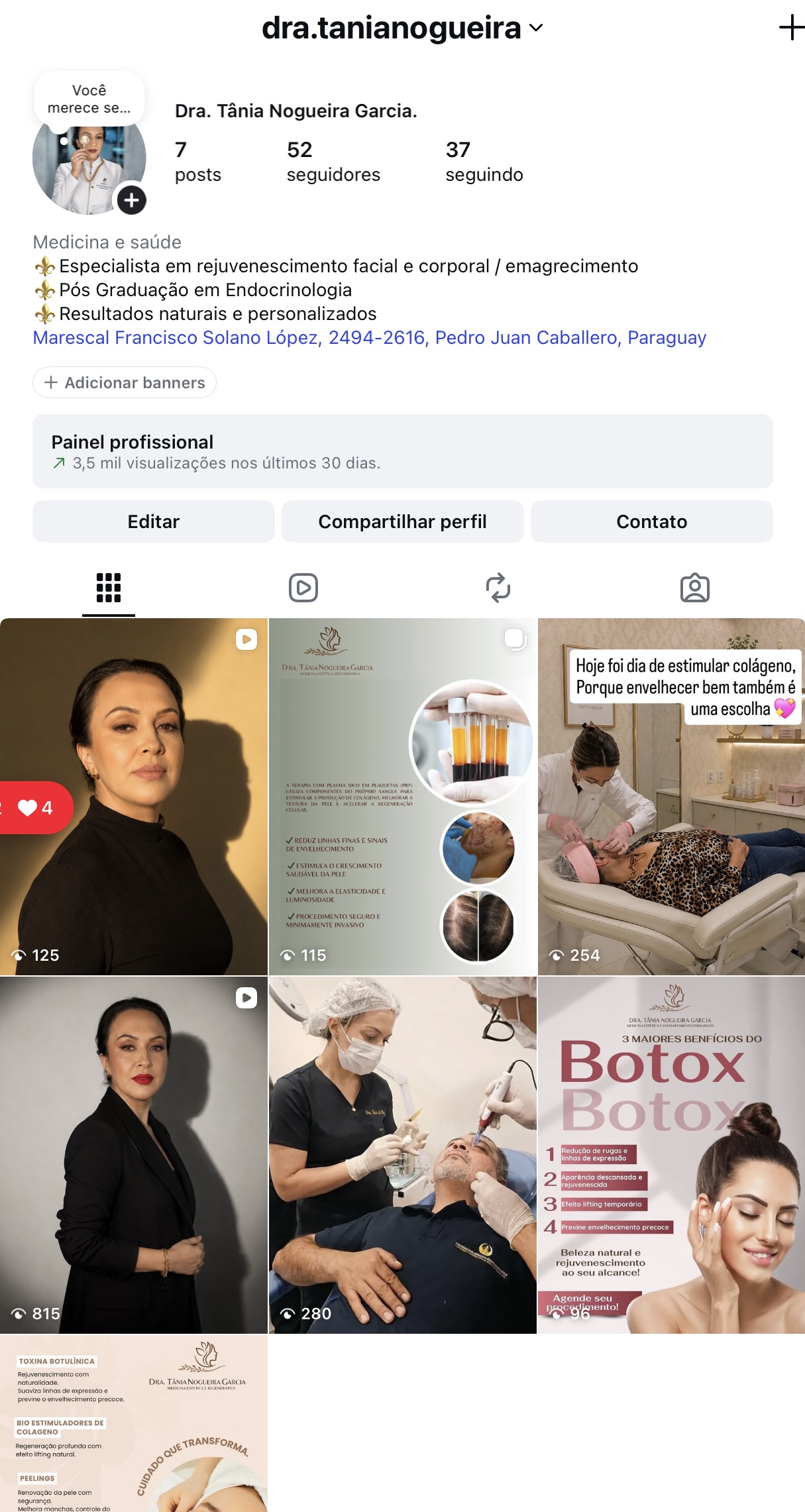 Perfil Dra. Tânia